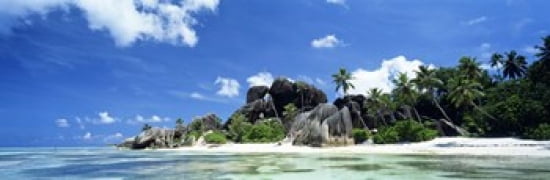 La Digue Seychelles Canvas Art - Panoramic Images (36 x 12)