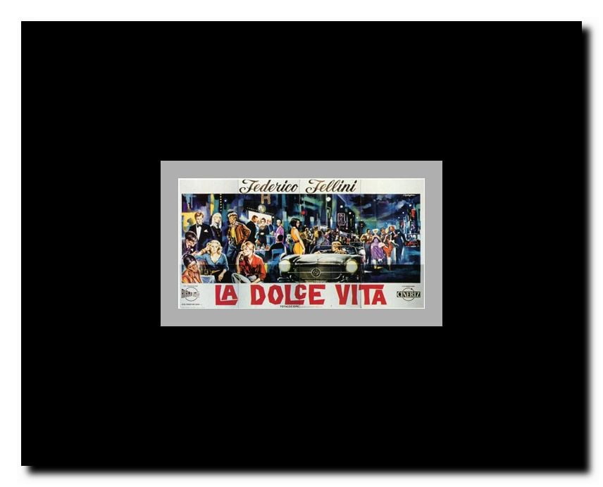 La Dolce Vita Framed Movie Poster