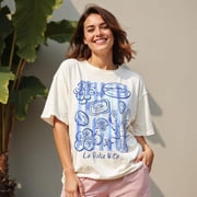 La Dolce Vita Shirt, Graphic Tee The Sweet Life T-Shirt for Foodie Seafood Lover Coastal Vacation Fisherman Aesthetic Outfit TH1406B07