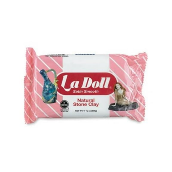 La Doll Satin Smooth Natural Stone Clay 17.5 oz.