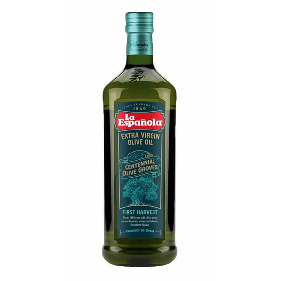 La Española Centennial Extra Virgin Olive Oil, First Harvest Picual, 1 L (33.8 Fl Oz)