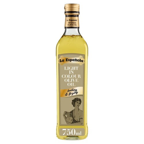 La Espanola Light in Colour Olive Oil 750ml, British Import (Pack of 2)