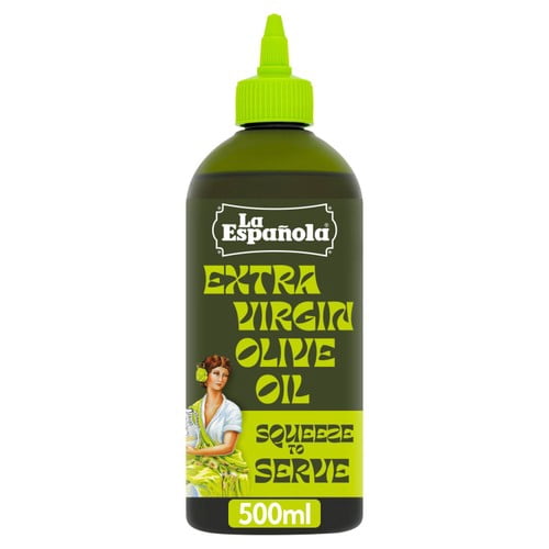 La Espanola Squeezy Extra Virgin Olive Oil 500ml, British Import (Pack of 2)