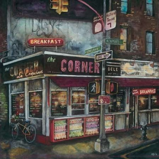 La Esquina New York Canvas Art - Melissa Sturgeon (24 x 24)