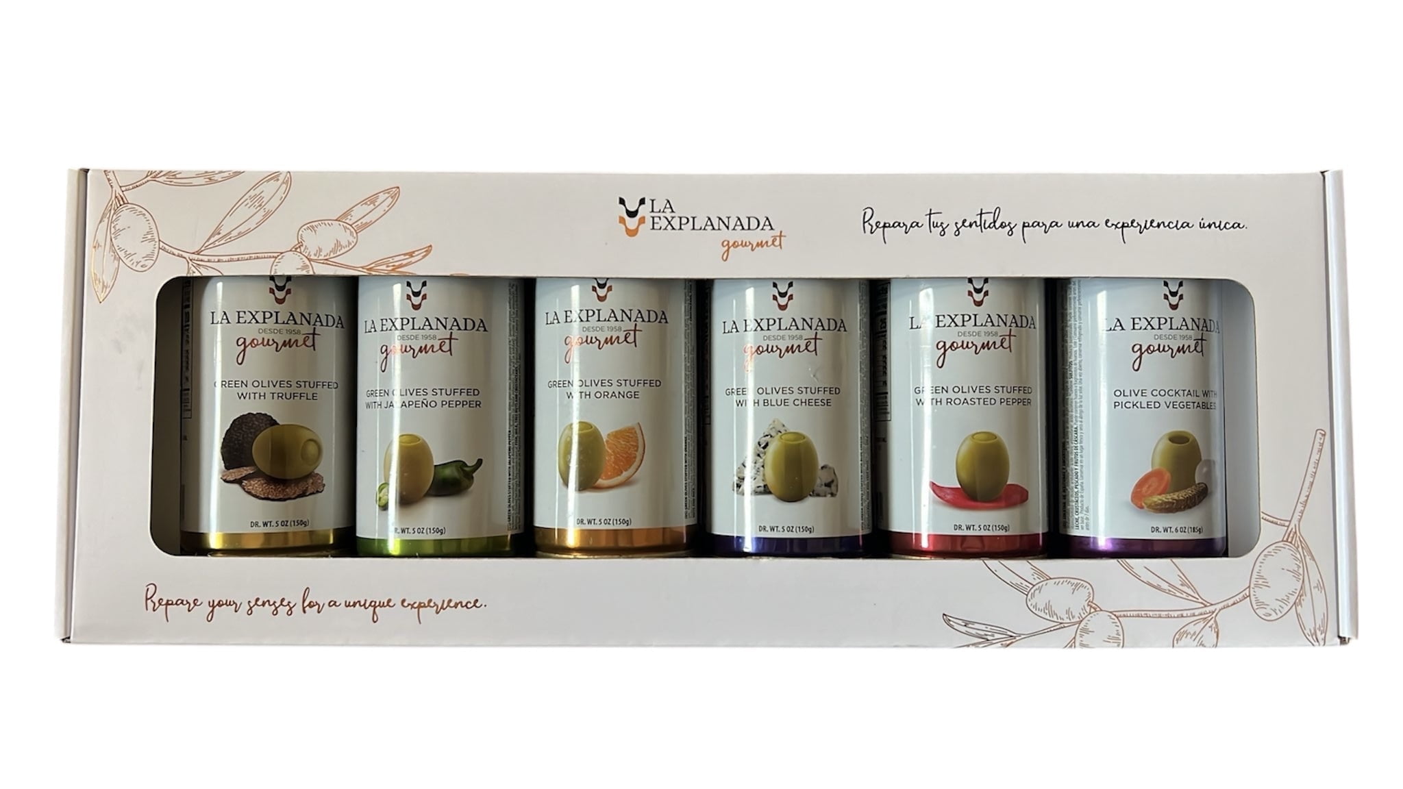 産土３本セット La Explanada Gourmet Flavoured Olives 6 Pack 350g - Walmart.com
