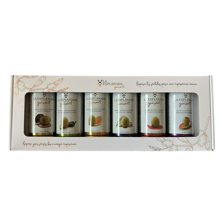La Explanada Gourmet Flavoured Olives 6 Pack 350g - Walmart.com