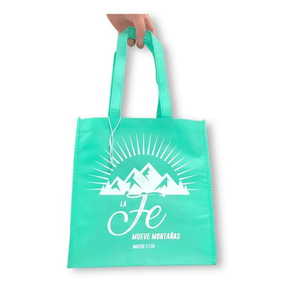 La Fé - Bolsa Tote Bag - Turquesa