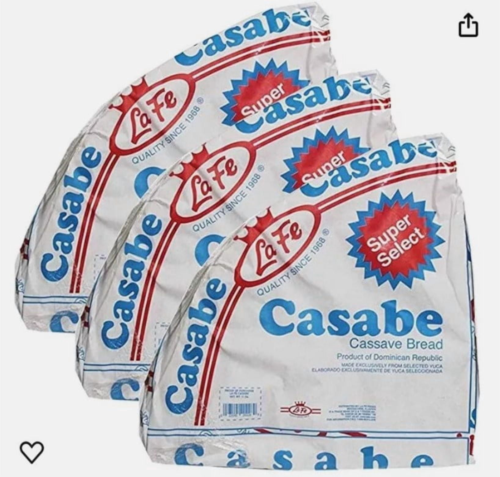 La Fe Cassava Casabe Bread 7 Oz (3 Pack)