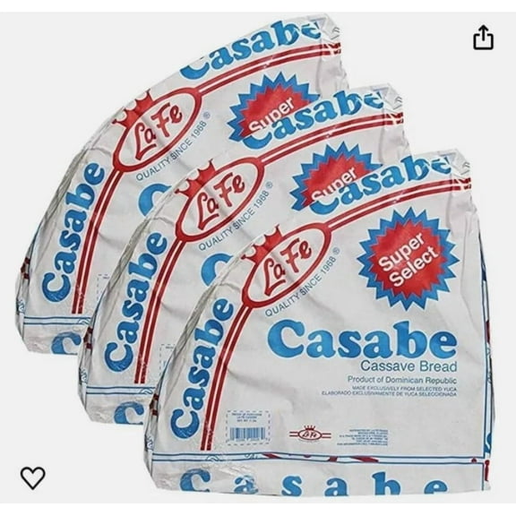 La Fe Cassava Casabe Bread 7 Oz (3 Pack)