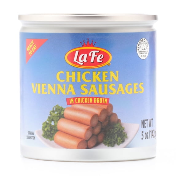 La Fe Chicken Vienna Sausage, 4.75 oz Can