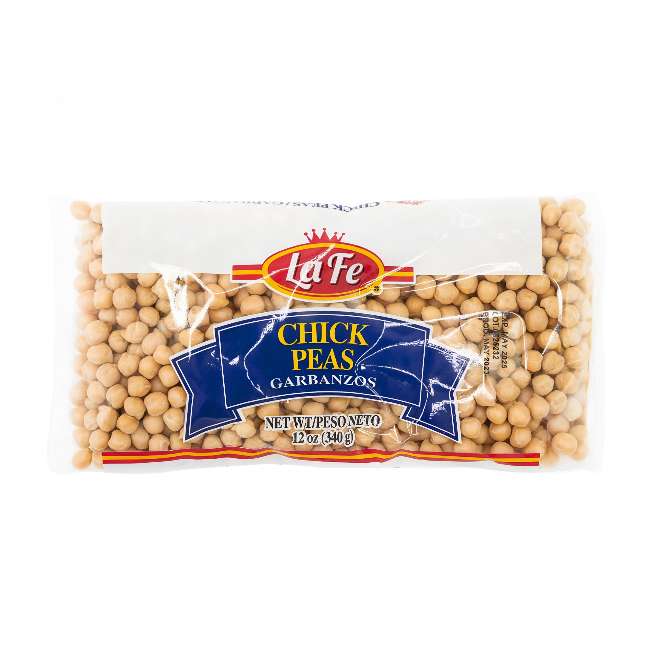 La Fe Dry Chick Peas, 24 Pack 12 OZ Bags