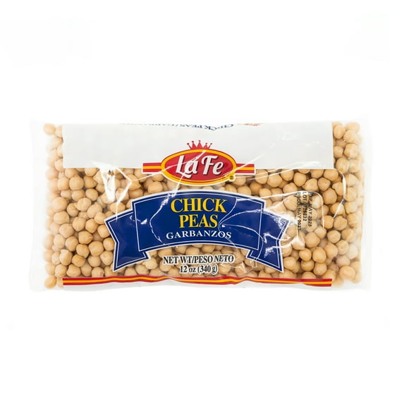 La Fe Dry Chick Peas, 24 Pack 12 OZ Bags