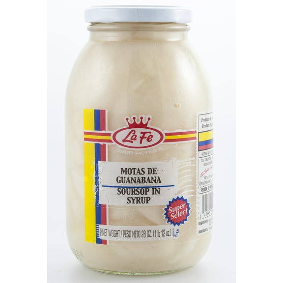 La Fe Soursop in Rich Syrup, 28 oz Can