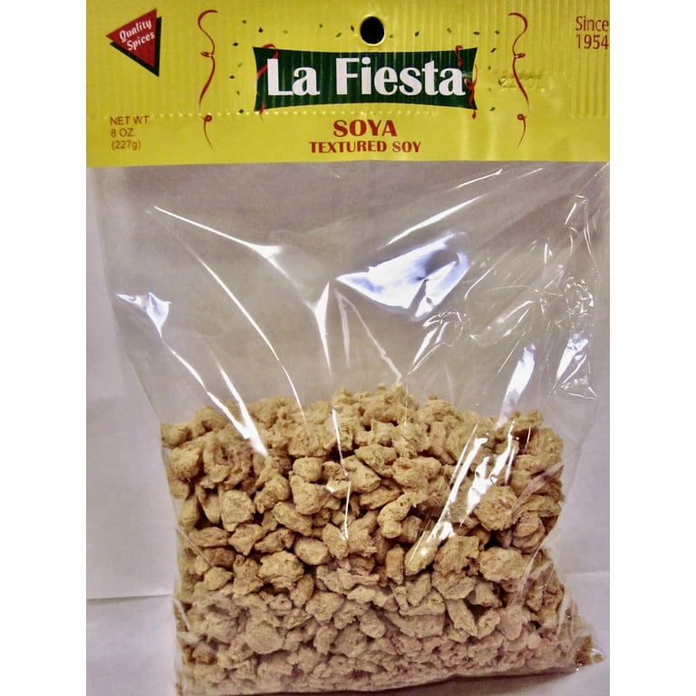 La Fiesta Textured Soy Protein, 8 oz - Walmart.com