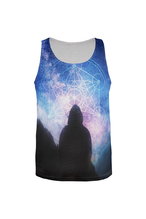 La Fin du Monde Metatron's Cube All Over Mens Tank Top Multi 2XL