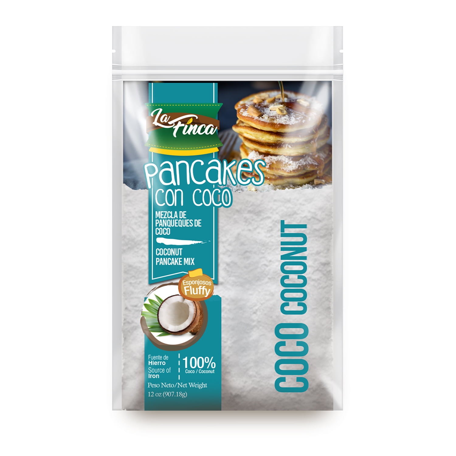 La Finca Pancakes with Coconut Mix, 12oz Bag