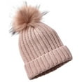 thumbnail image 1 of La Fiorentina Basic Knit Beanie, Pink, 1 of 2