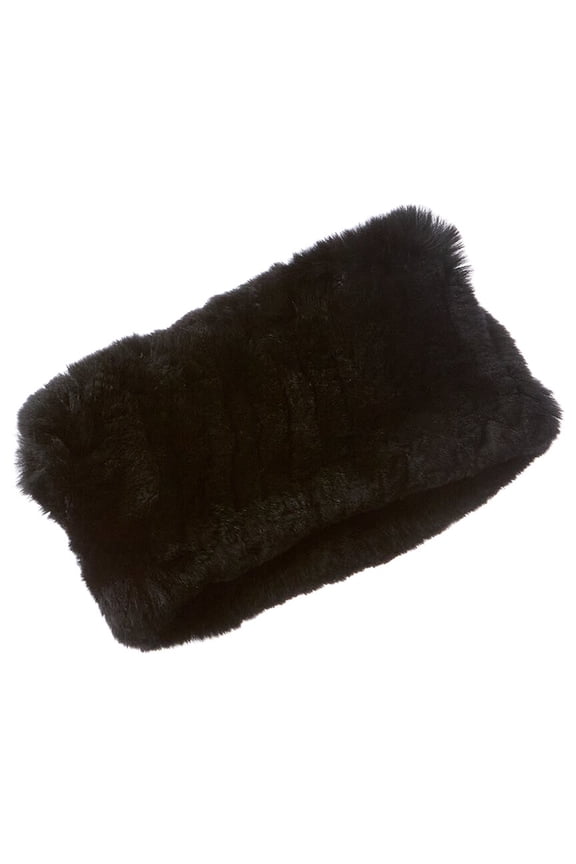 Plush Headband, Black