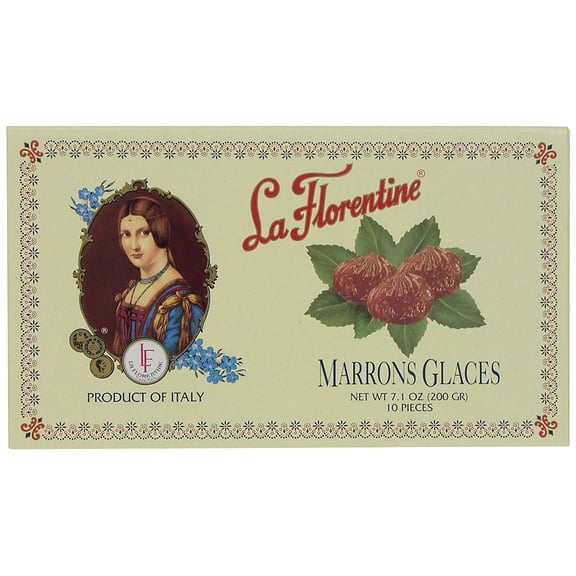 La Florentine Marrons Glaces Candied Chestnuts - 7.1oz