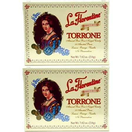 La Florentine Torrone 18 pc Italian Candy Assortment Box, Pack of 2