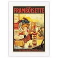 thumbnail image 1 of La Framboisette Raspberry Liquor - Vintage Advertising Poster by Francisco Tamagno c.1905 - Japanese Unryu Rice Paper Art Print (Unframed) 18 x 24 in, 1 of 4