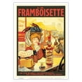 thumbnail image 1 of La Framboisette Raspberry Liquor - Vintage Advertising Poster by Francisco Tamagno c.1905 - Master Art Print 10in x 14in, 1 of 4