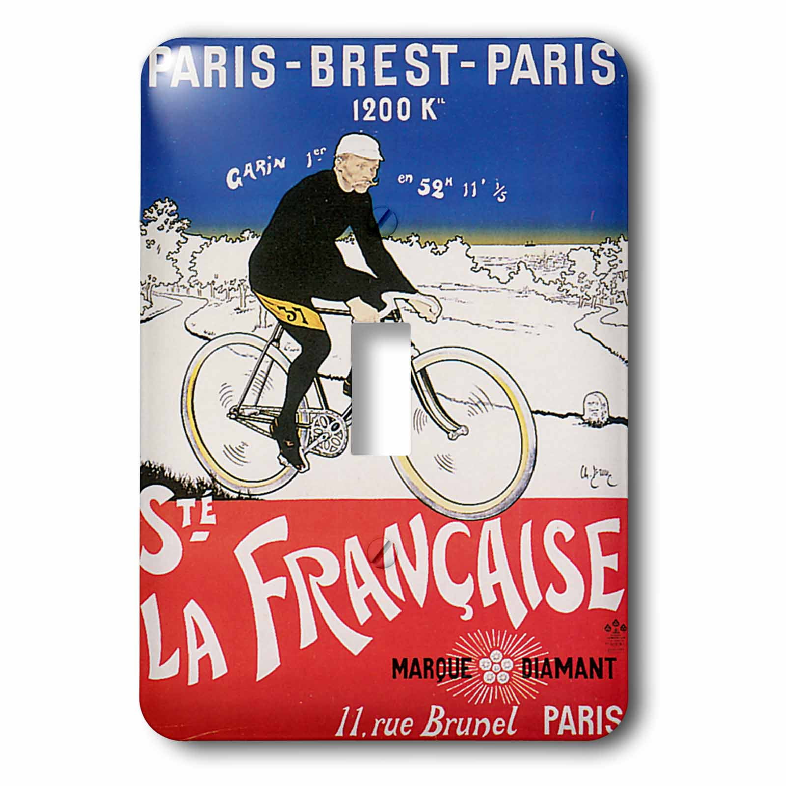 Plaque LA FAVORITE Vélo Ancien Altes Fahrrad Bici Epoca
