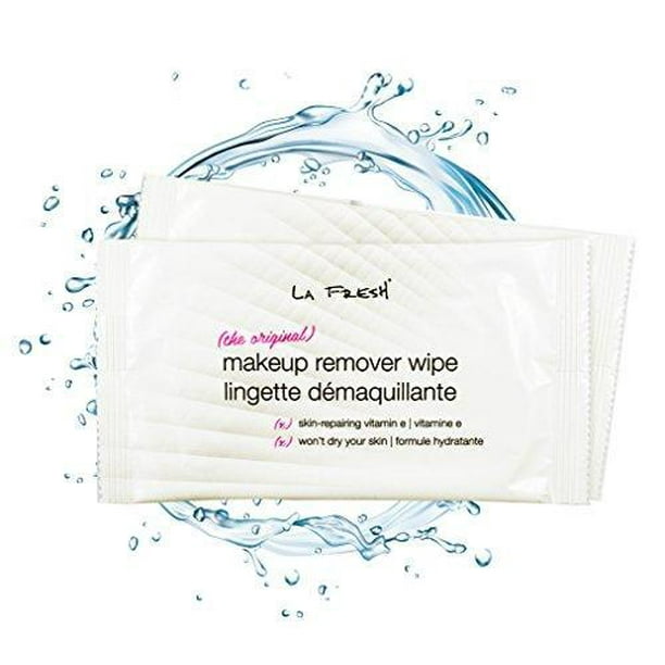 La Fresh Makeup Remover Cleansing Travel Wipes Natural, Waterproof