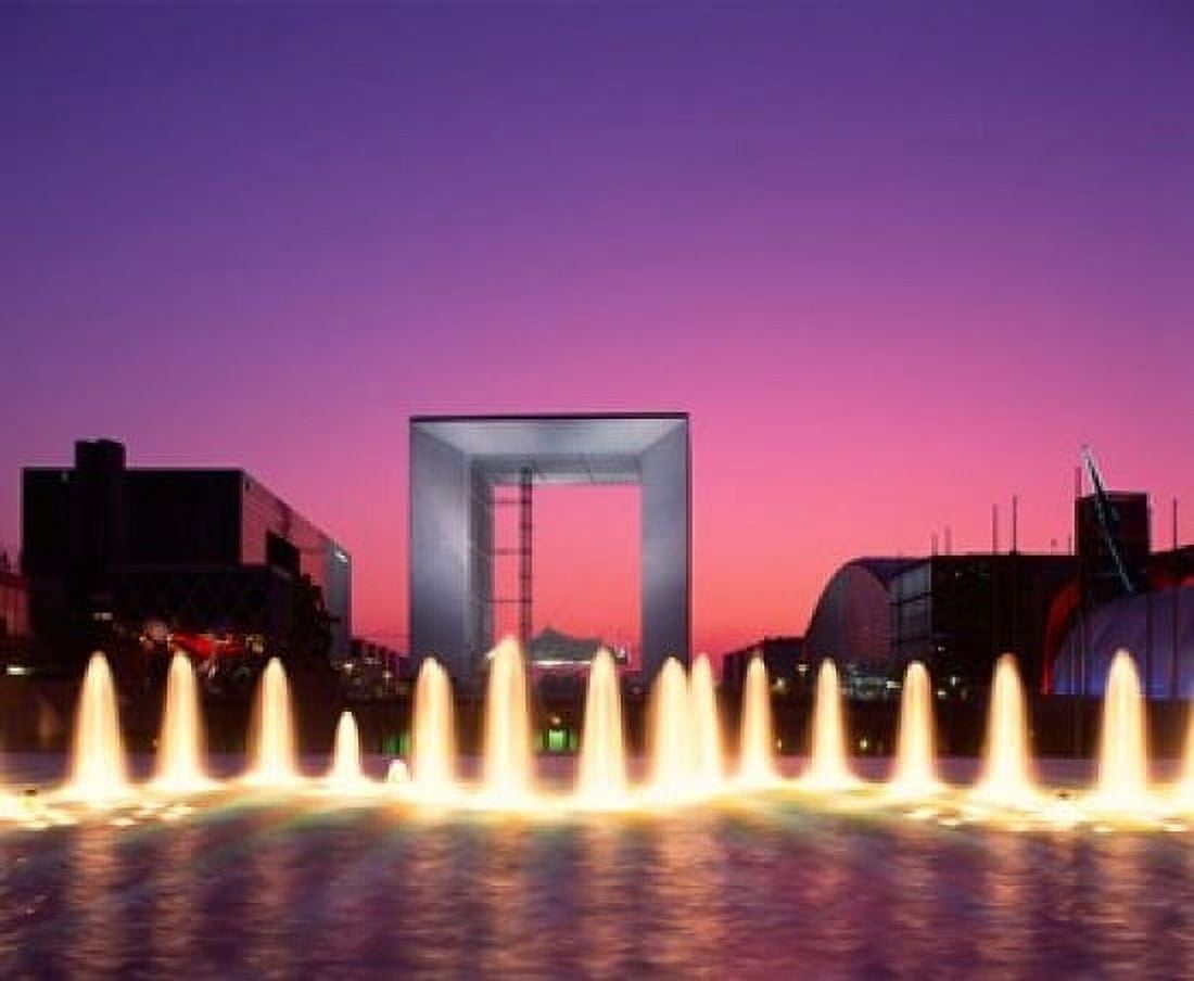 La Grande Arche La Defense Paris France Canvas Art - Paul Thompson DanitaDelimont (27 x 22)