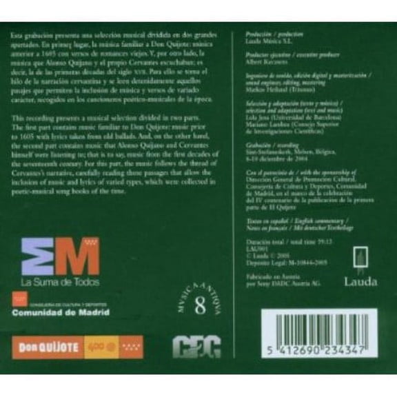 La Grande Chapelle - Entre Aventuras y Encantimentos: Music for Don - Music & Performance - CD