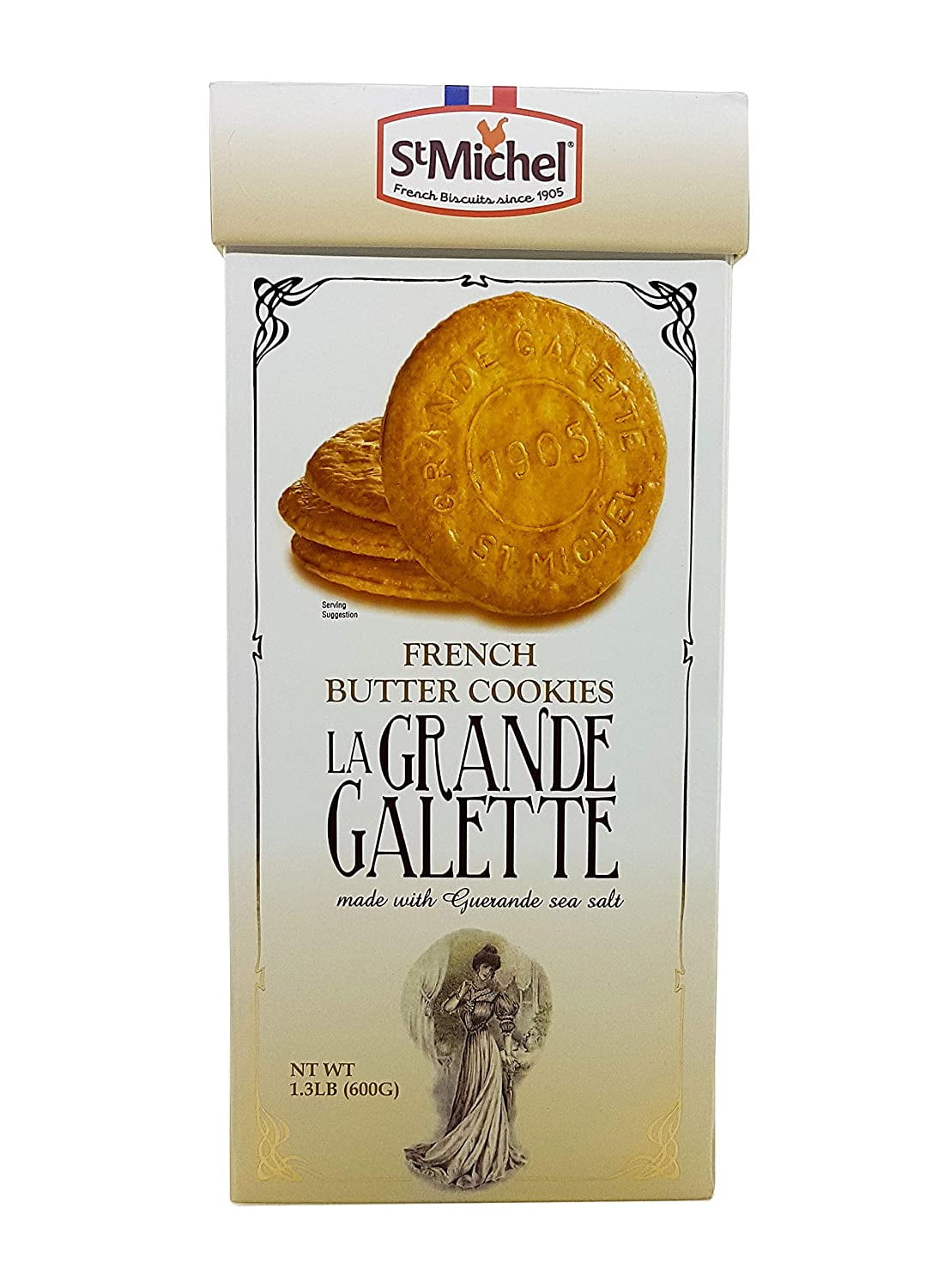 La Grande Galette French Butter Cookies by St. Michel 1.3 lb. (600