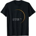 thumbnail image 1 of La Grange, TX Total Solar Eclipse April 8 2024 Totality T-Shirt, 1 of 5