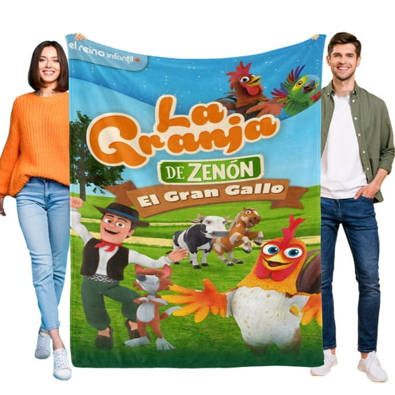 La Granja De Zenon Blanket for Boys Girls Lightweight Kids Throw Blanket Cute Soft Blankets Flannel Plush Blankets Gifts 30x40in