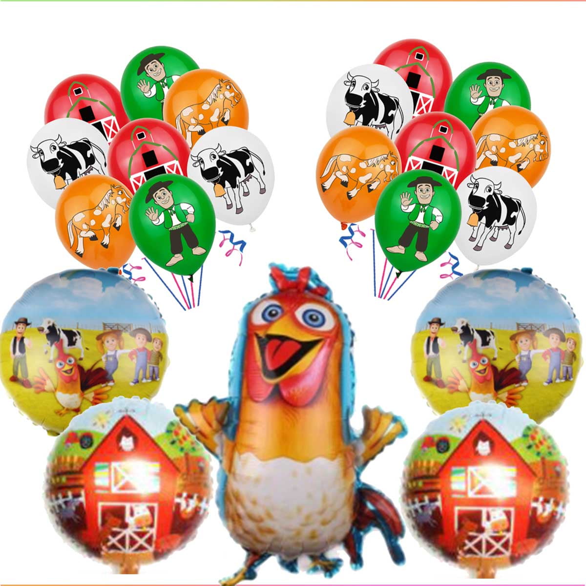 La Granja De Zenon Balloons Birthday Party Supplies Decor Fans Set