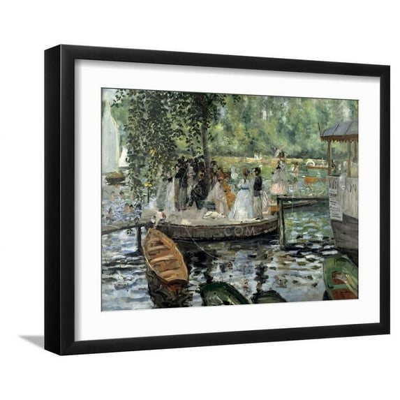 La Grenouill?re, 1869, Scenic Framed Art Print Wall Art by PierreAuguste Renoir Sold by Art.Com