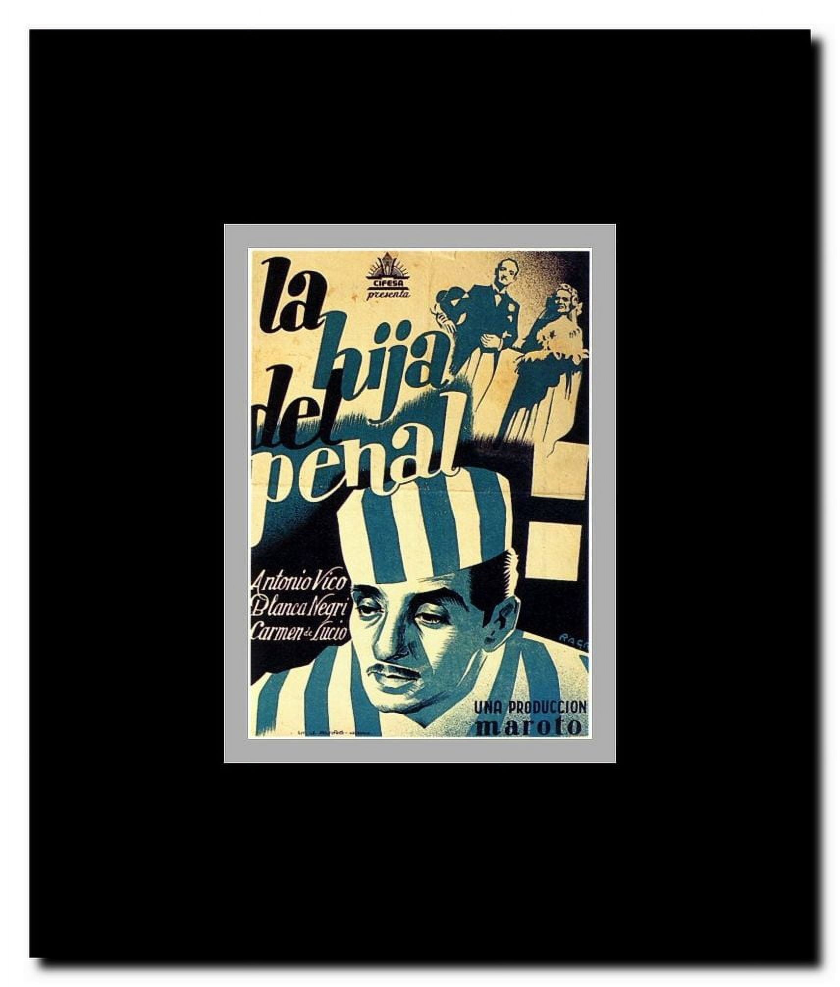 La Hija del Penal Framed Movie Poster