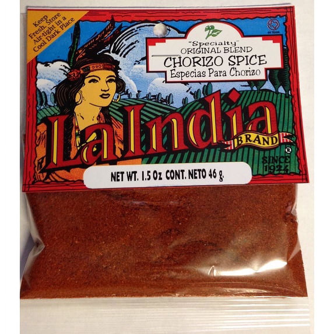 La India Brand La India Packing Chorizo Spice