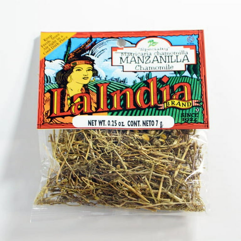 La India Manzanilla Chamomile Tea, 0.25 oz - Walmart.com