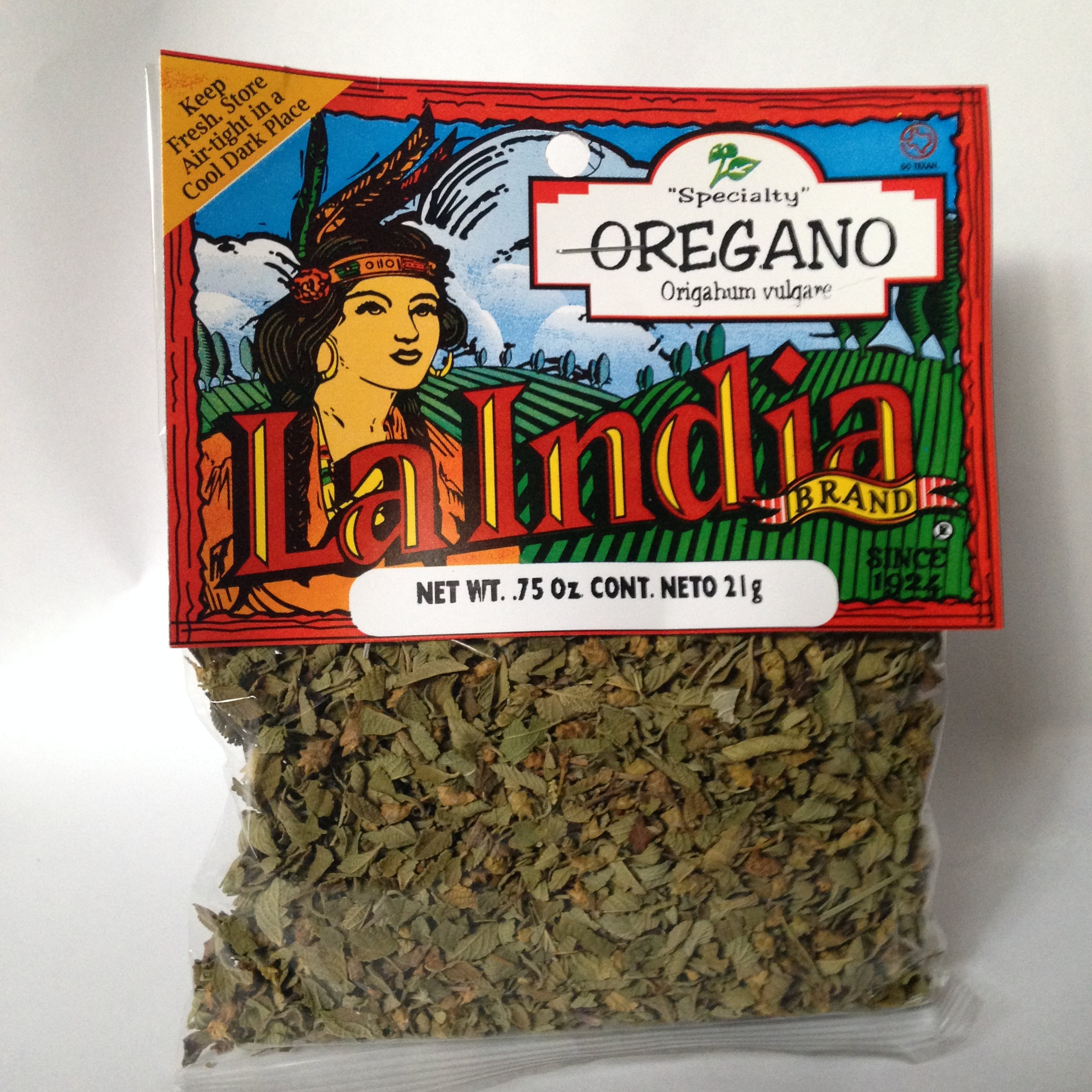 La India Whole Oregano, 75 oz