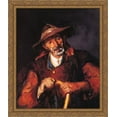 thumbnail image 1 of La Jartigo 28x34 Large Gold Ornate Wood Framed Canvas Art by Robert Henri, 1 of 2