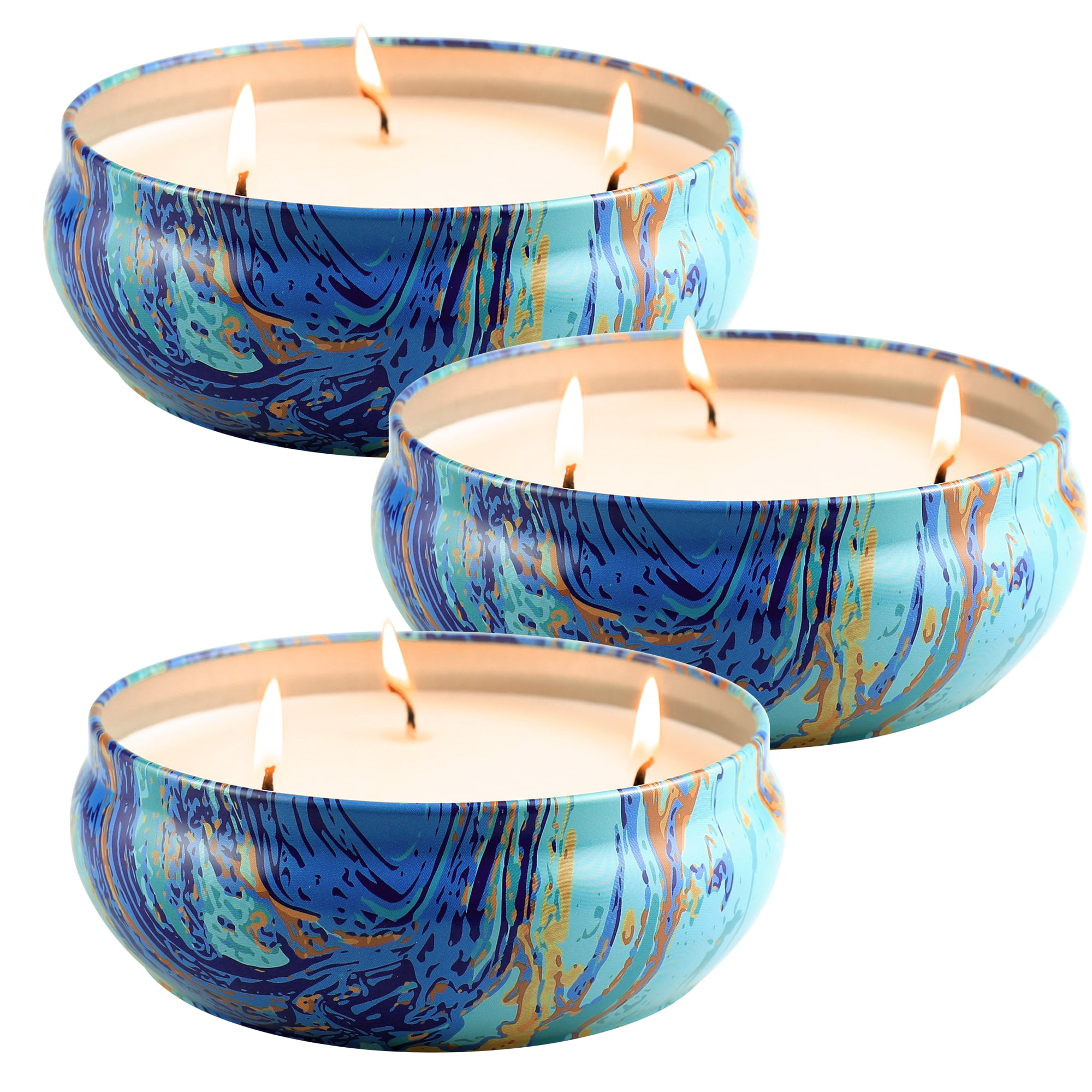 La Jolie Muse Citronella Candles Set 3, Scented Candles Natural