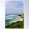 thumbnail image 1 of La Jolla Poster Wall Art, Modern Wall Decor For Living Room Bedroom, 24x36 UNFRAMED, 1 of 3