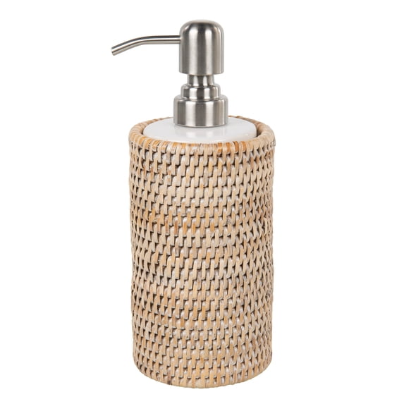 La Jolla Rattan Liquid Soap Dispenser