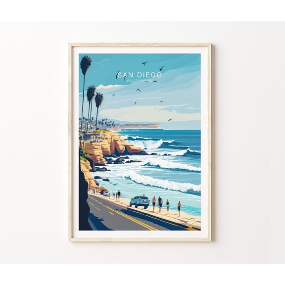 La Jolla San Diego California Coast Home Decor