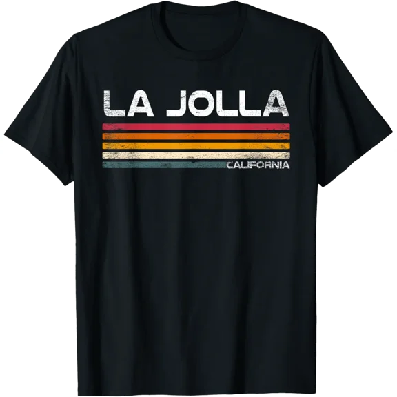 La Jolla San Diego California Retro Design T-Shirt