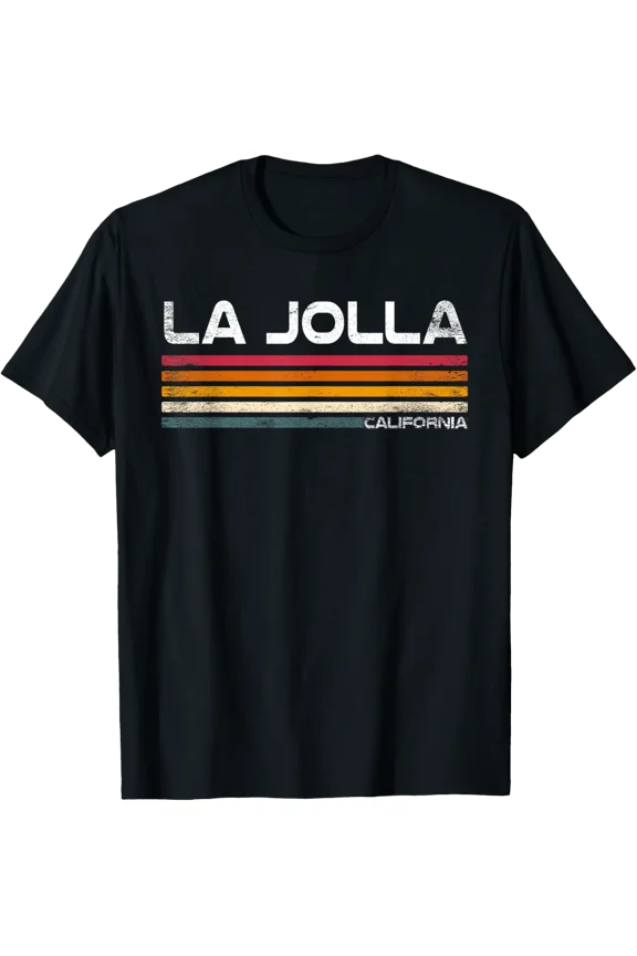 La Jolla San Diego California Retro Design T-Shirt