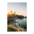thumbnail image 1 of La Jolla Sunset 03 - La Jolla California Photography Beach Coast Ocean Sunset Palm Tree Tropical Flowers Unframed Wall Art Print 11 x 14 inches, 1 of 60