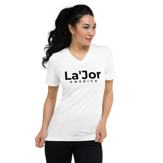 La'Jor Unisex Short Sleeve V-Neck T-Shirt