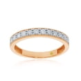 thumbnail image 1 of La Joya 1/10 CT TW Women's Lab Diamond Rings | Real 10K Rose Gold Vintage Diamond Band | Size 8.5, 1 of 6