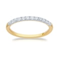 thumbnail image 1 of La Joya 1/10 CTTW Lab Grown Diamond Wedding Rings for Women | Real 10K Yellow Gold Diamond Rings | Size 5, 1 of 6